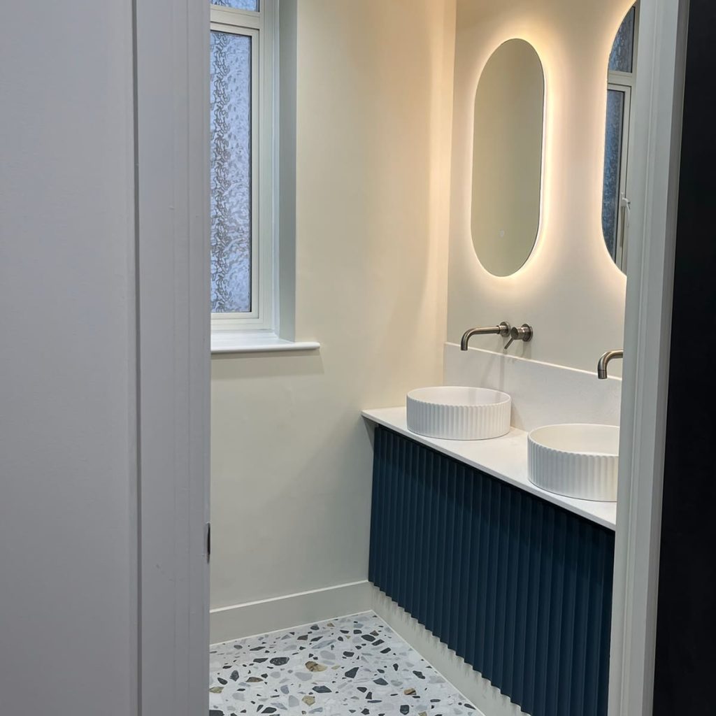 finished wash basins